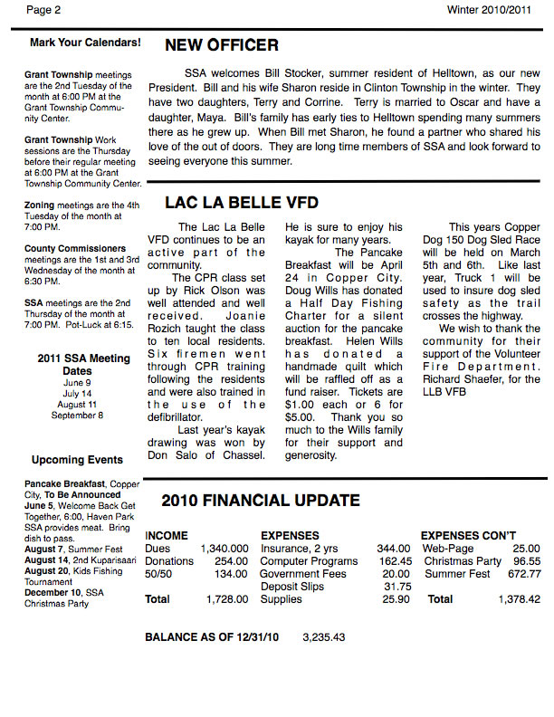 page2 of newsletter